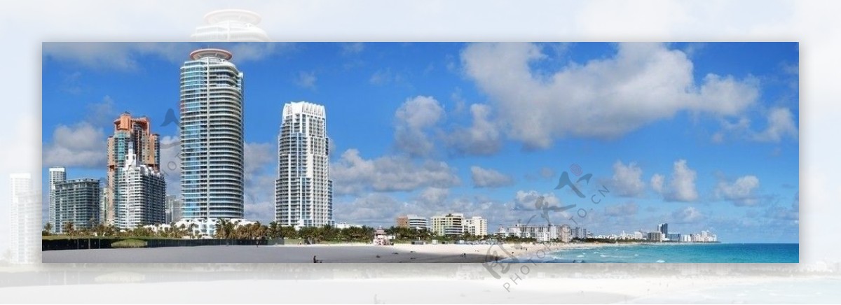 迈阿密海岸城市风光图片