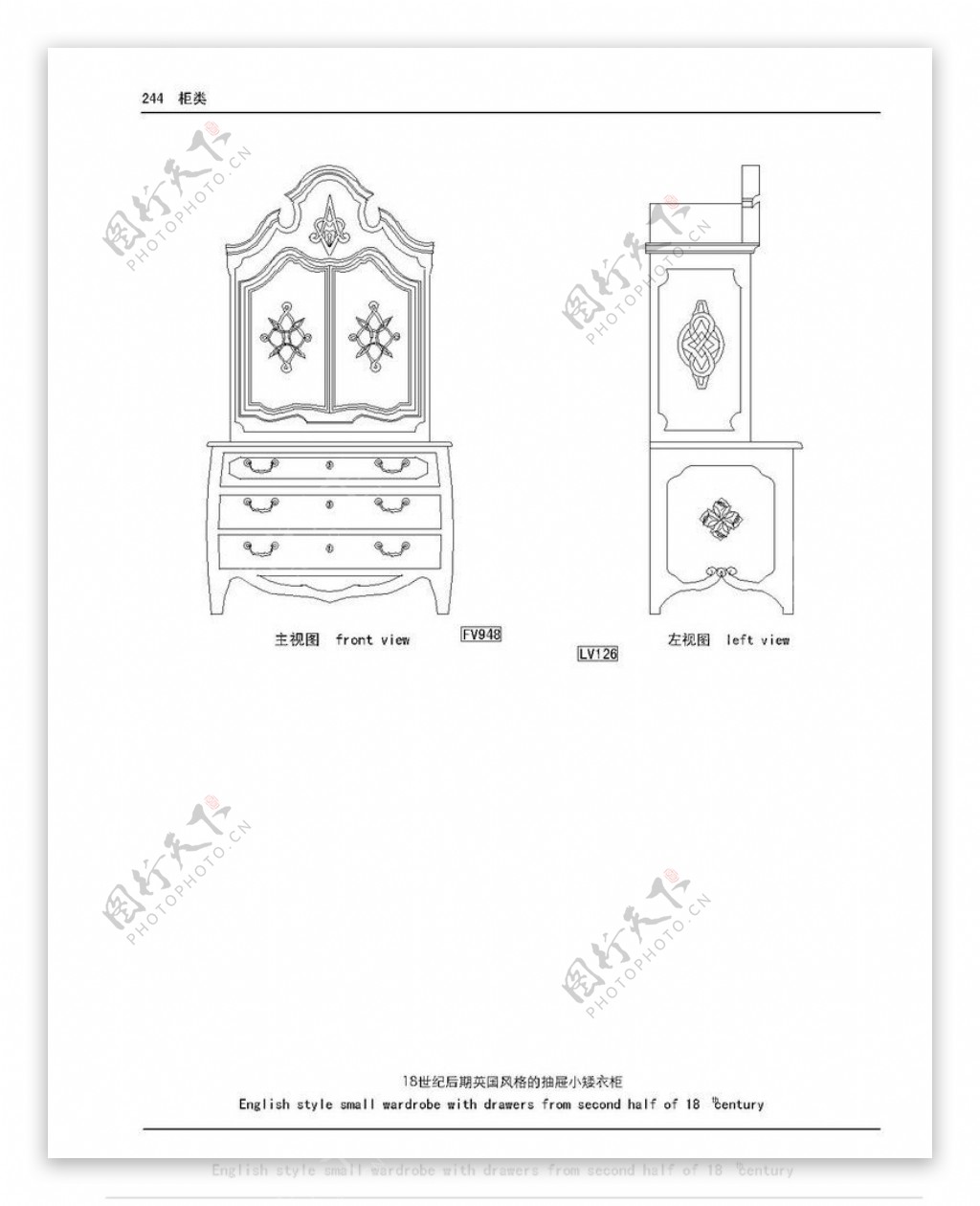 欧式家具图图片