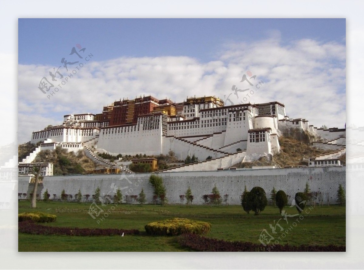布达拉宫西藏拉萨中国宫堡式建筑群藏族古建筑艺术图片