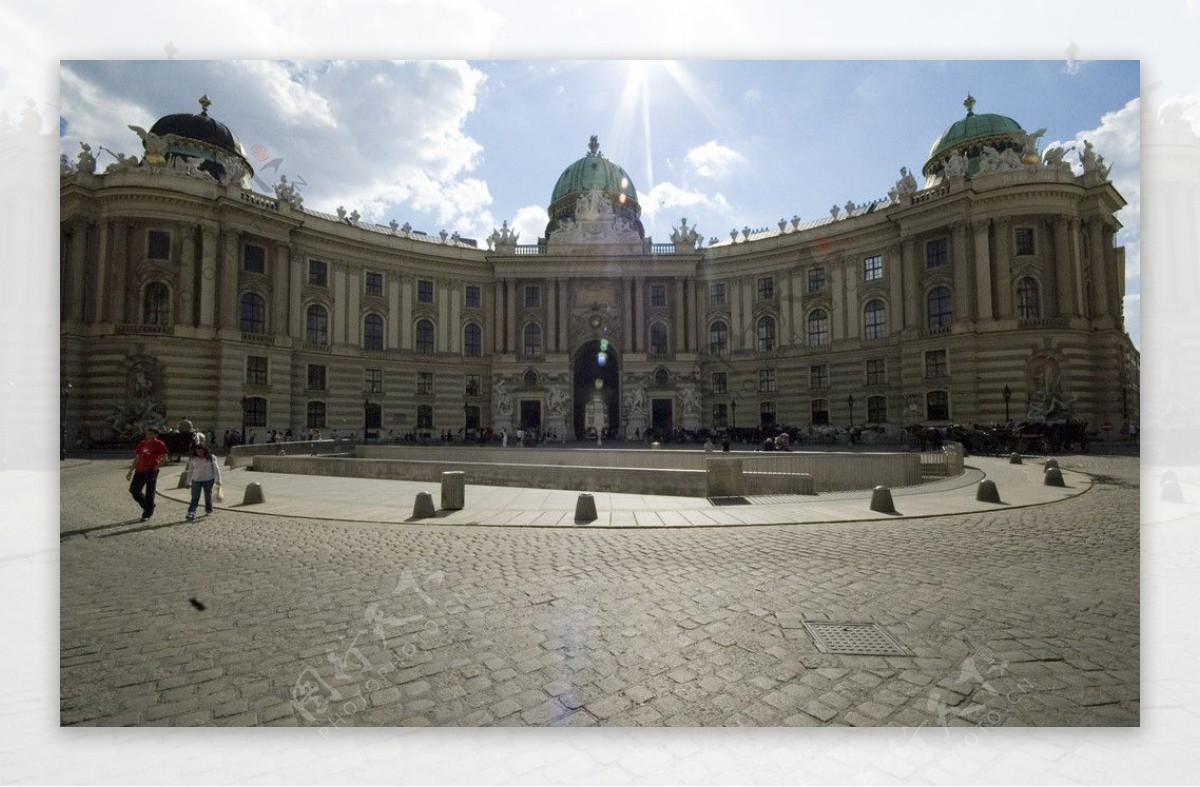 霍夫堡宫维也纳奥地利哈布斯堡王朝宫苑美景富百乐宫图片