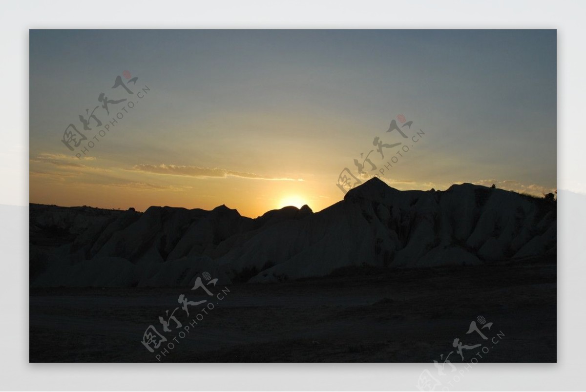 土耳其卡帕多奇亚的日落图片