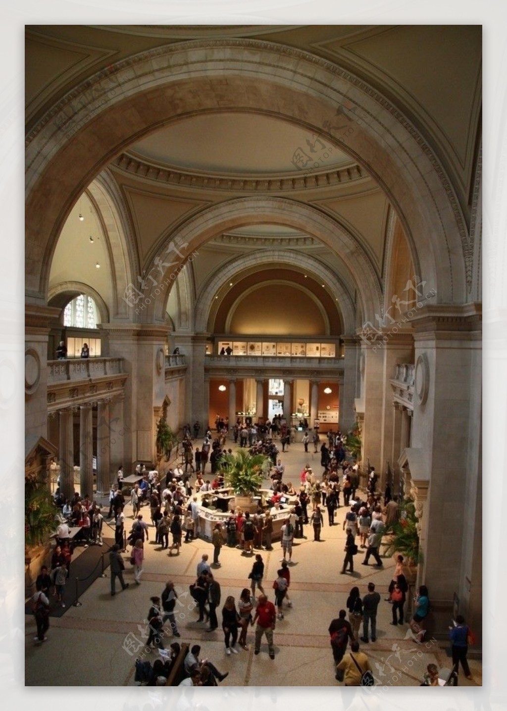 纽约大都会博物馆前厅图片