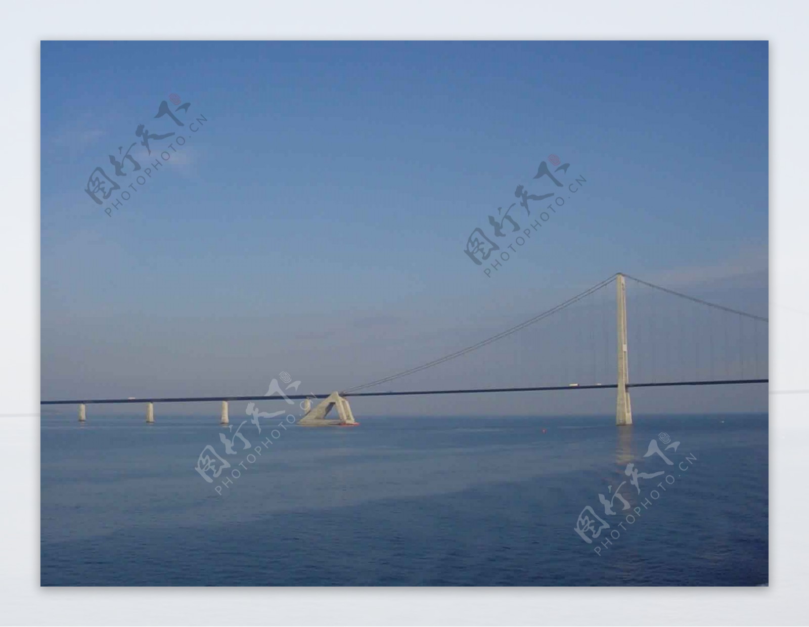 丹麦跨海大桥图片