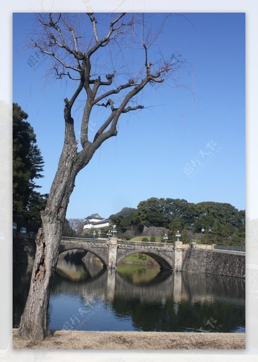 日本皇宫二重桥图片