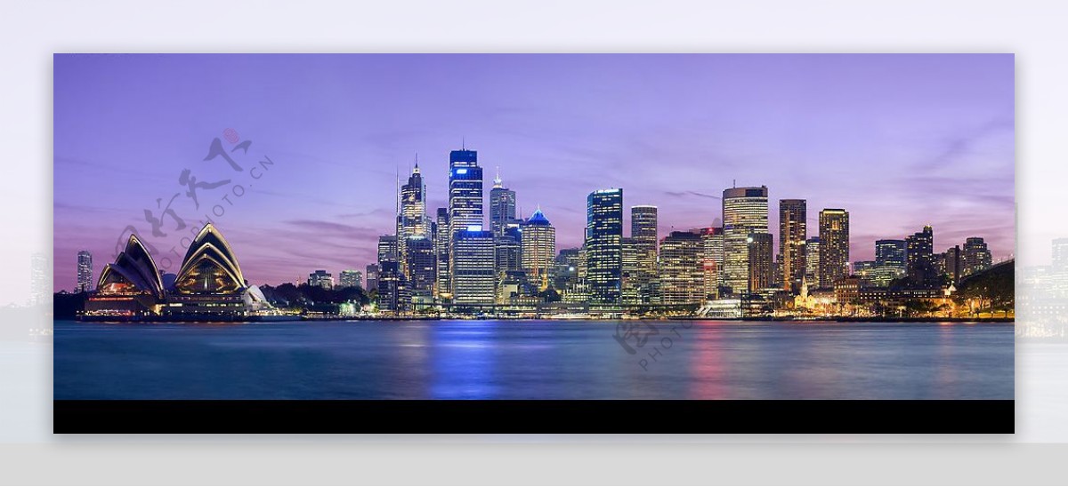 悉尼黄昏美景图片