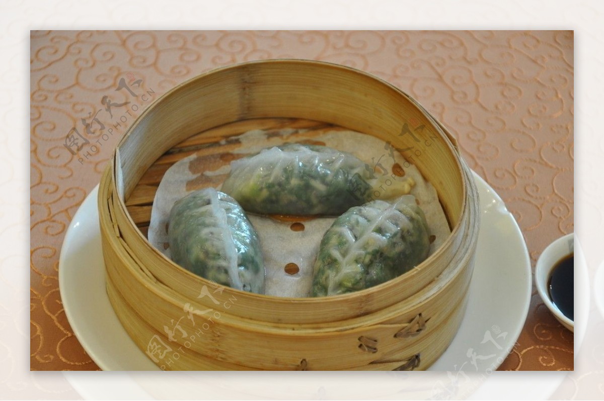 芥菜蒸饺图片