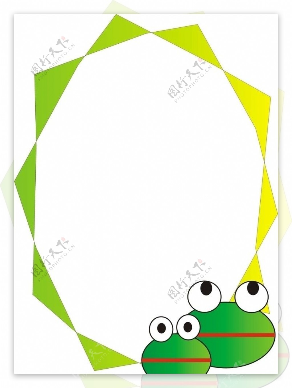 青蛙边框图片