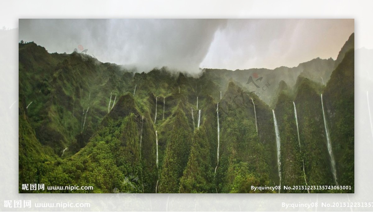 新西兰瀑布图片