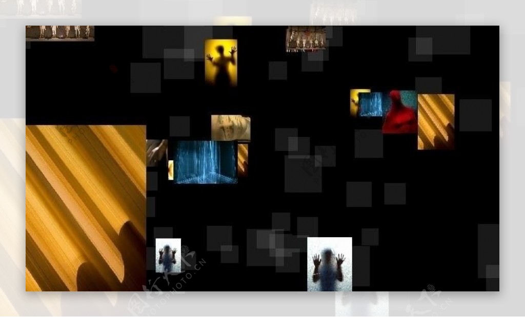 jquery效果3D走廊式图片展示