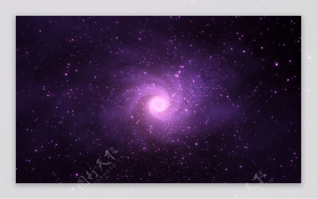 紫色漩涡星空图片