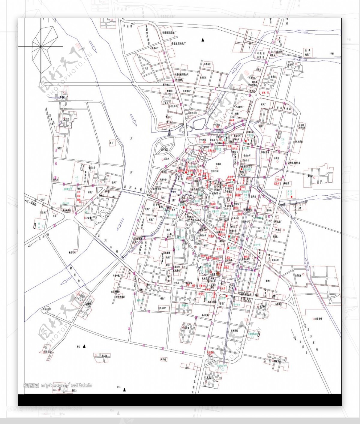 沂水城区规划图图片