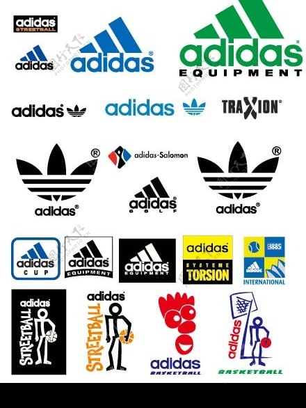 20款adidas经典标志图片