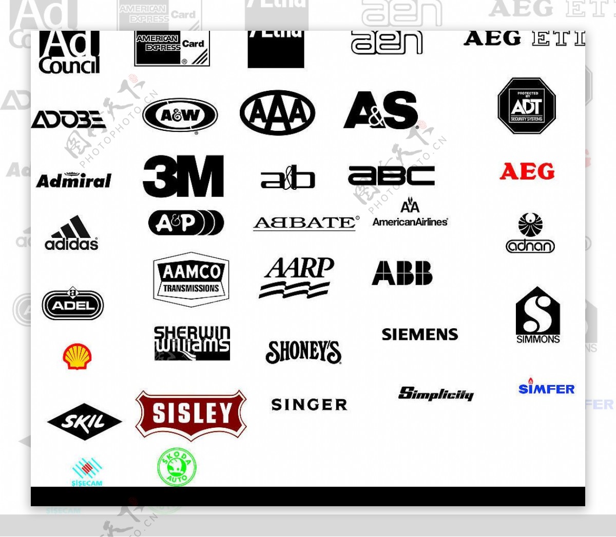 1458各行业知名品牌logo图片