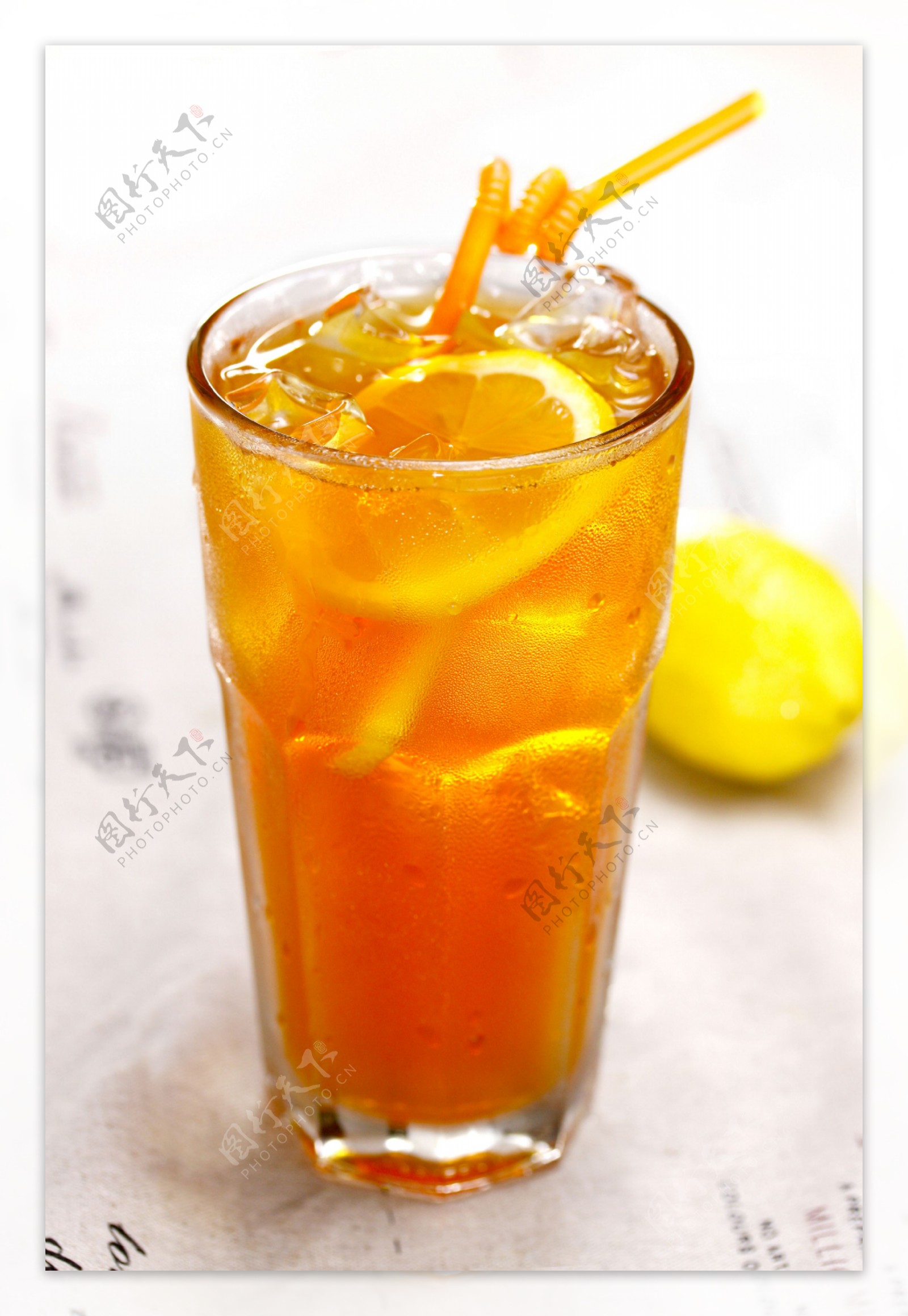 冻柠檬茶图片