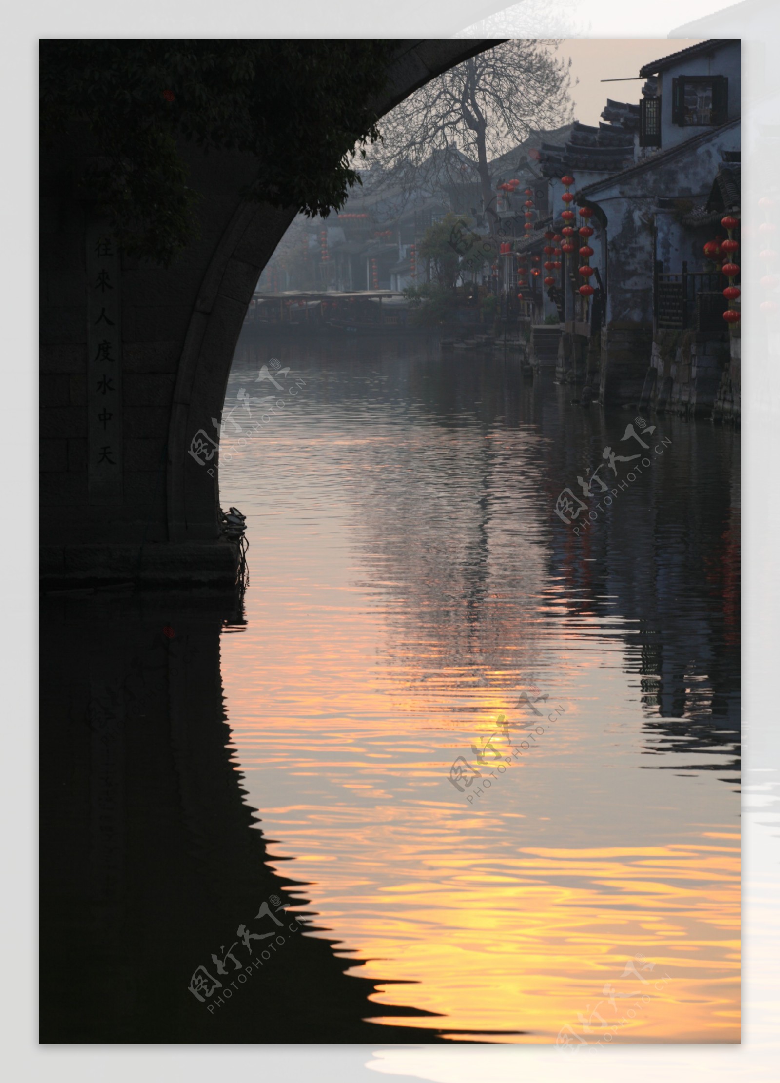 西塘早晨图片