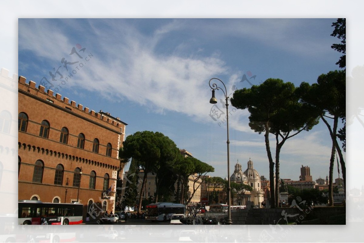 罗马街景图片