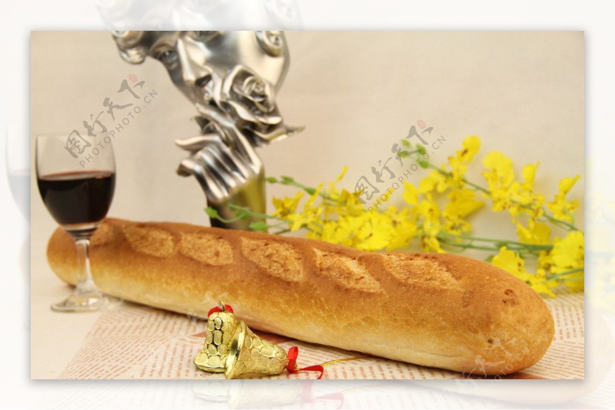 法棒法式面包图片