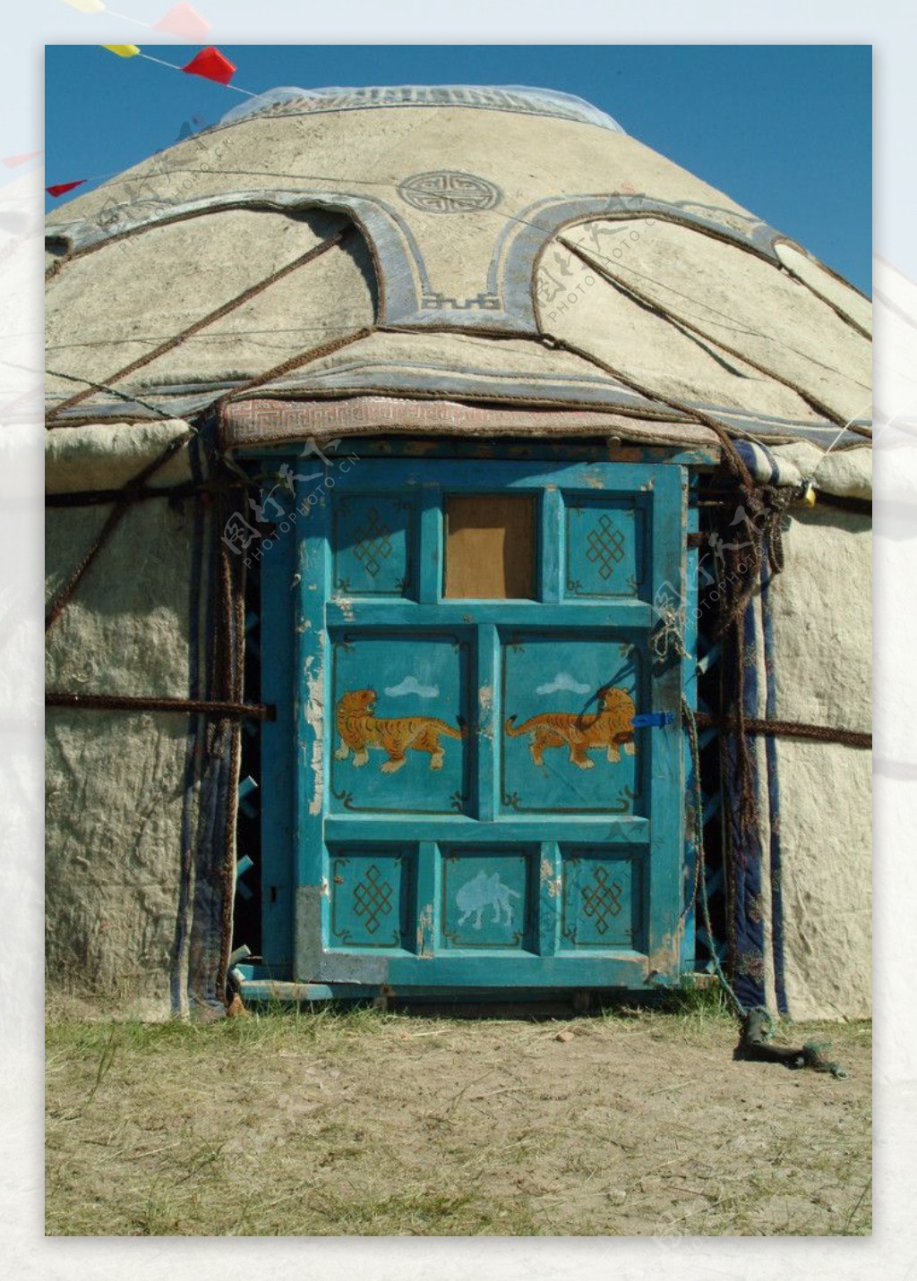 蒙古包局部图片
