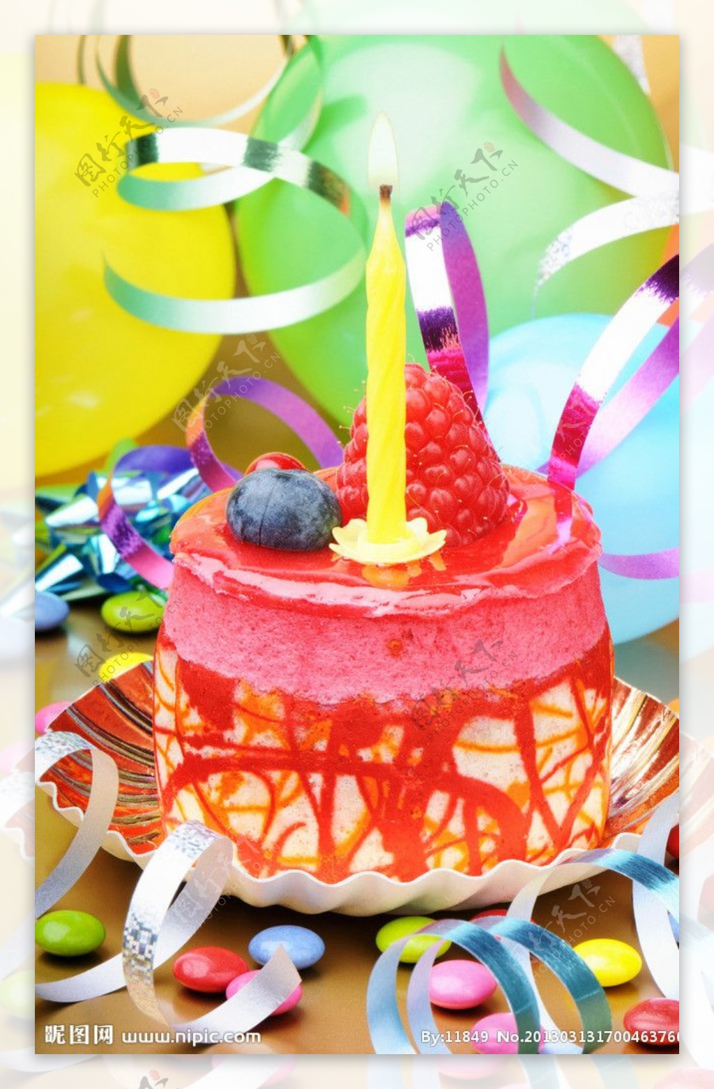 生日快乐蛋糕图片