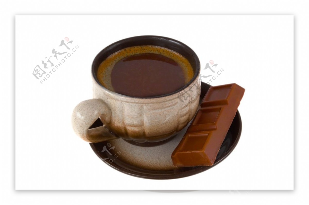 咖啡巧克力西餐图片