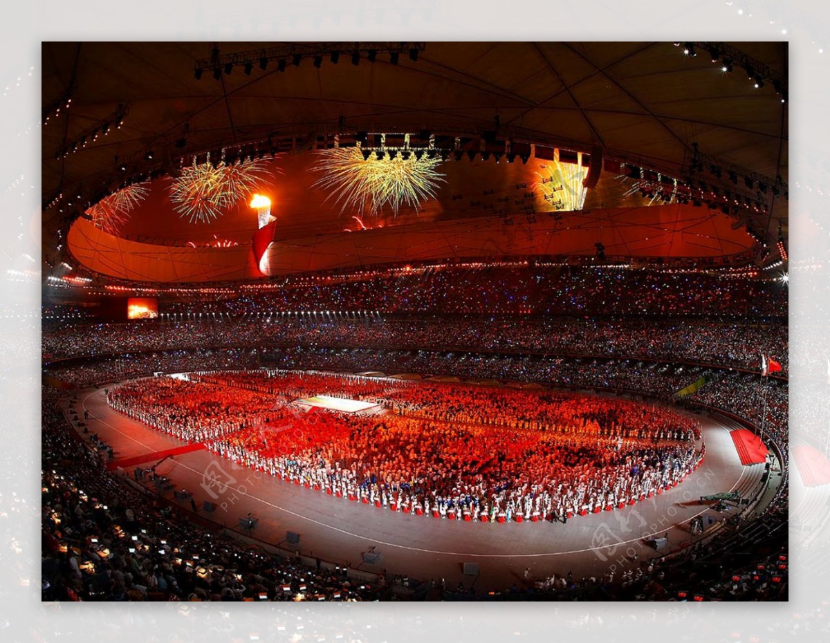 2008年北京奥运会开幕式火焰图片