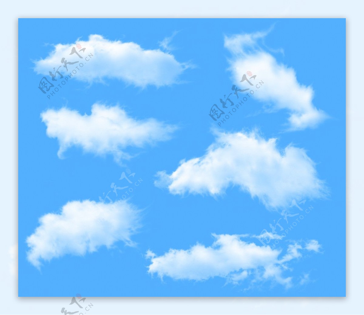 白云分层图片
