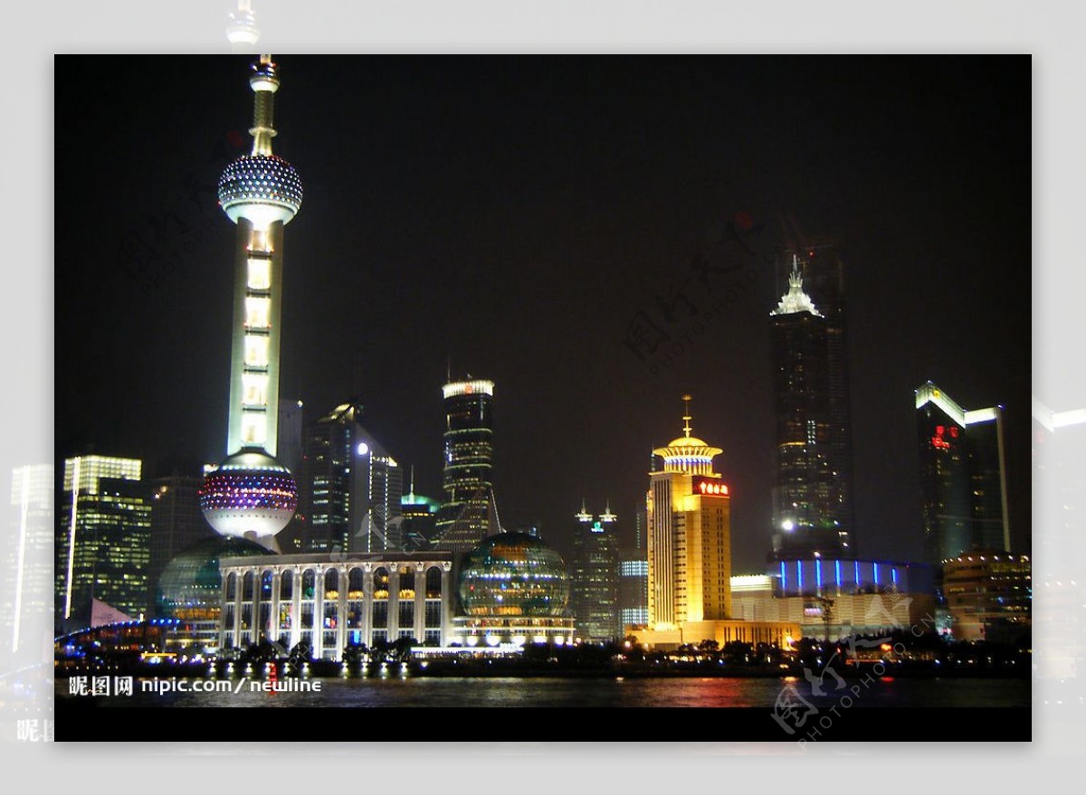 上海外灘夜色图片