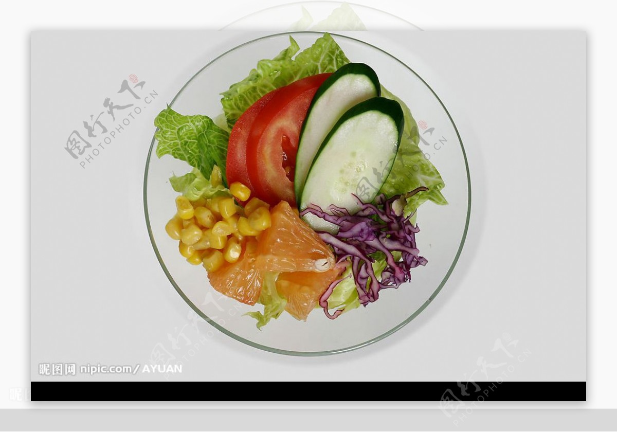 蔬果沙拉图片