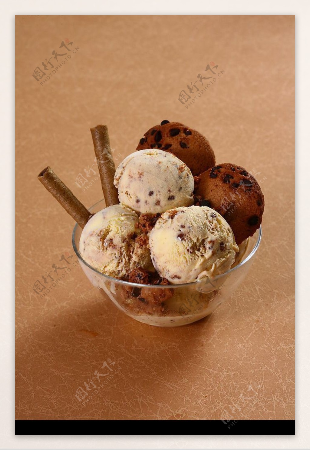 曲奇冰淇淋图片