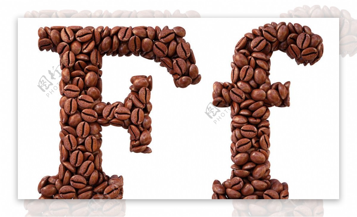 咖啡字母图片