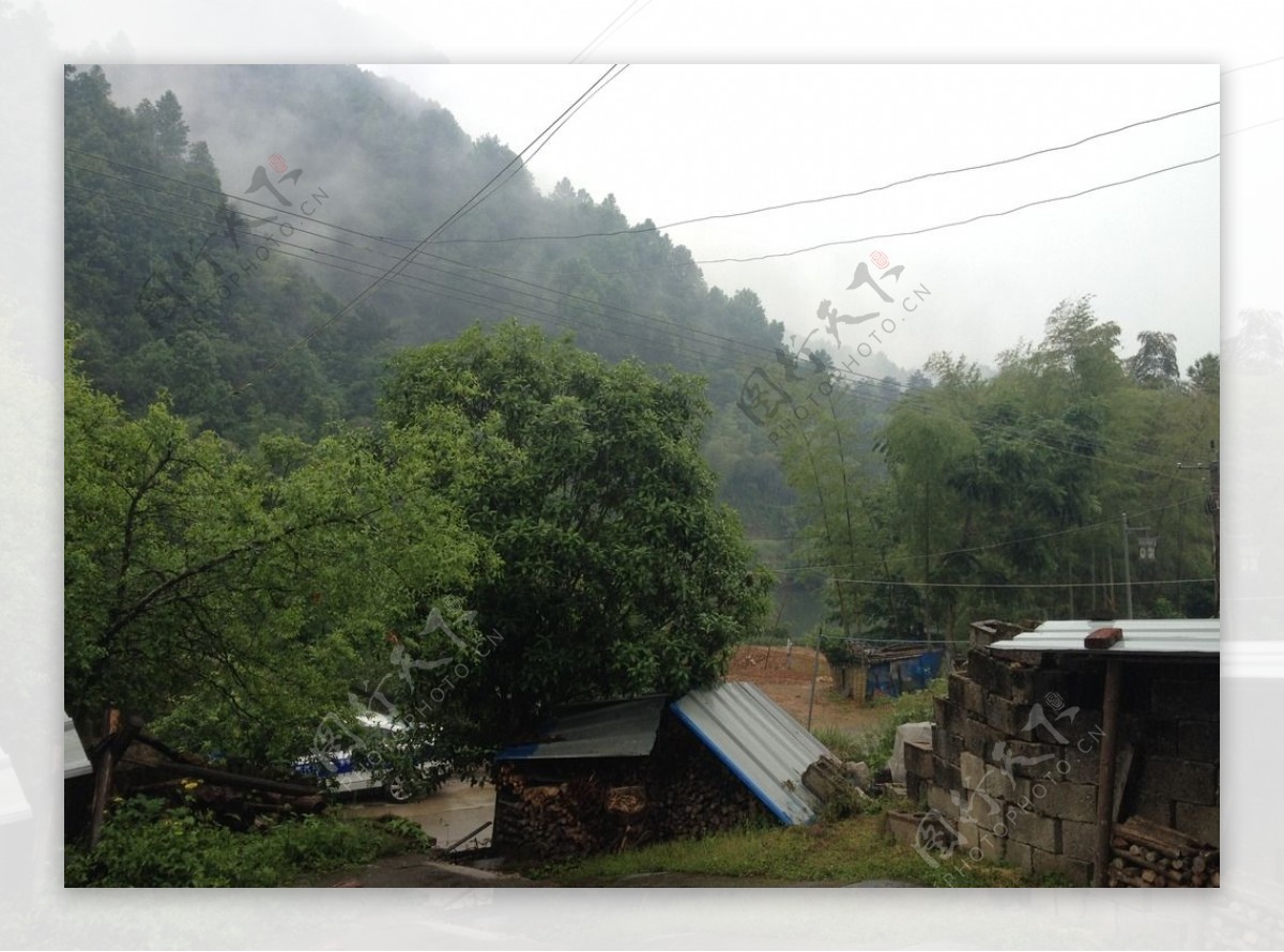 皖南山水古村图片