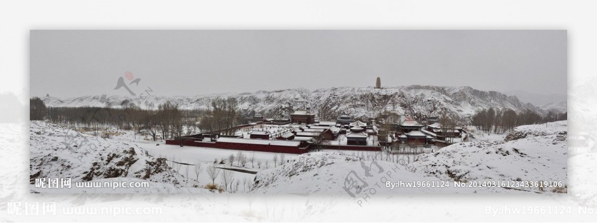 圣容雪景图片