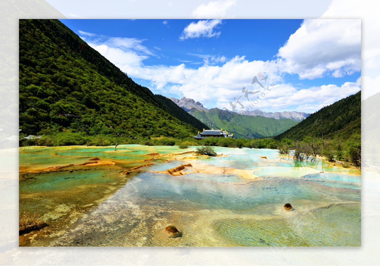 黄龙风景图片