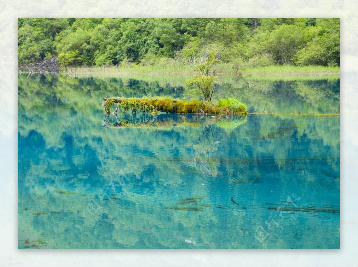 九寨沟水景图片