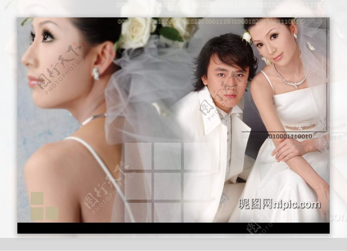 婚纱照模板PSD素材图片