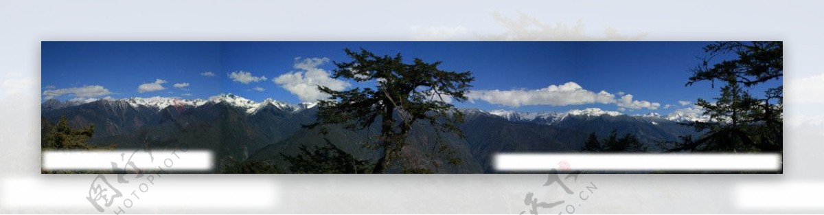 碧罗雪山全景图片