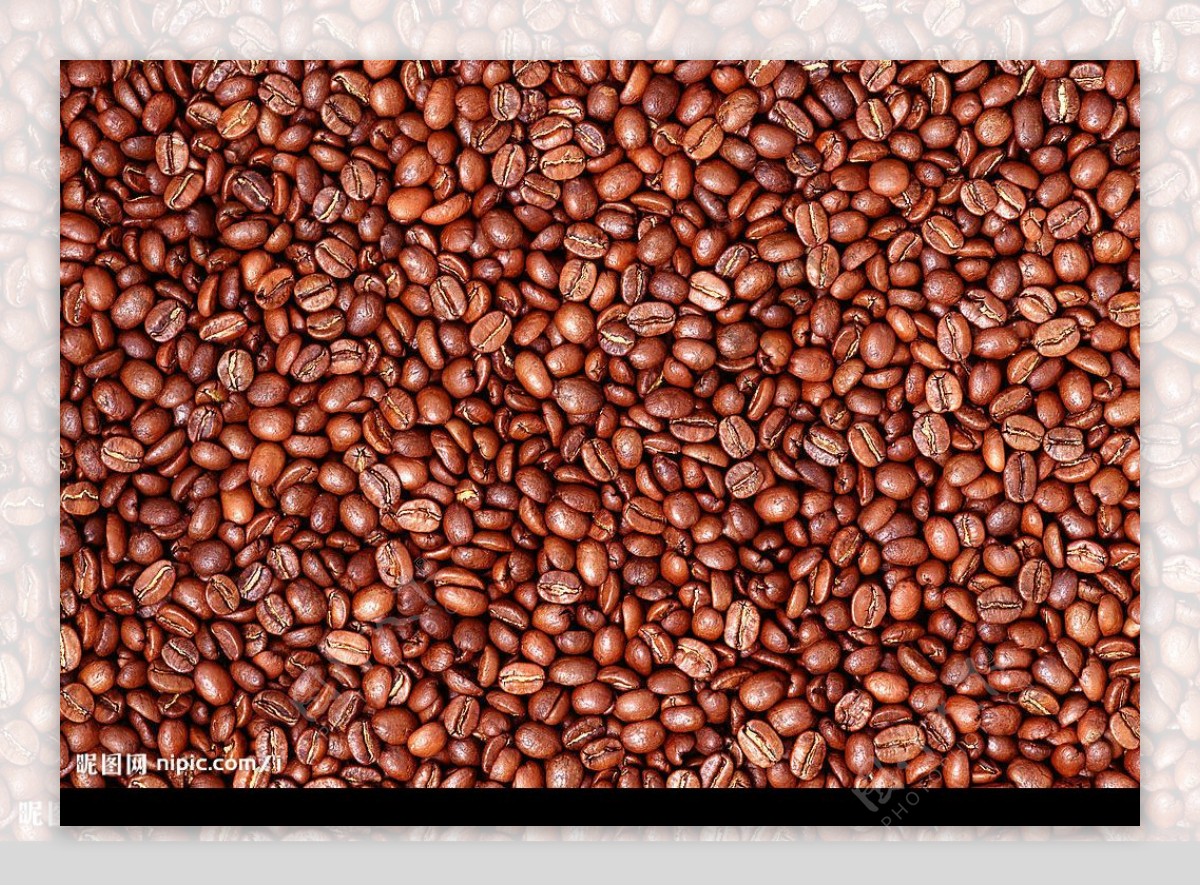 咖啡豆纹理图片