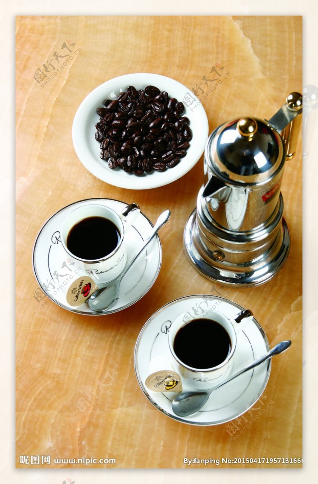 咖啡咖啡豆咖啡壶图片