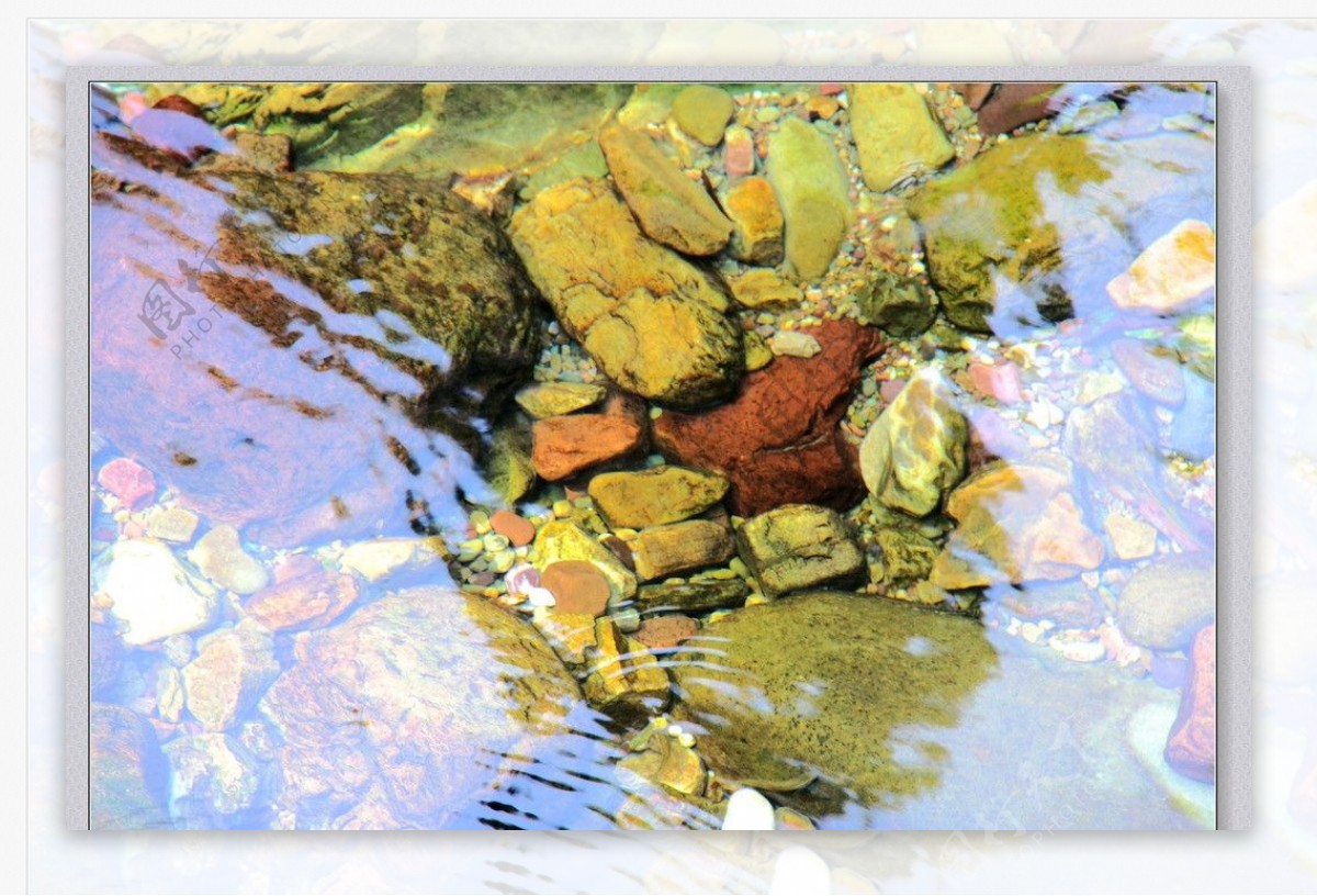金鞭溪的水图片