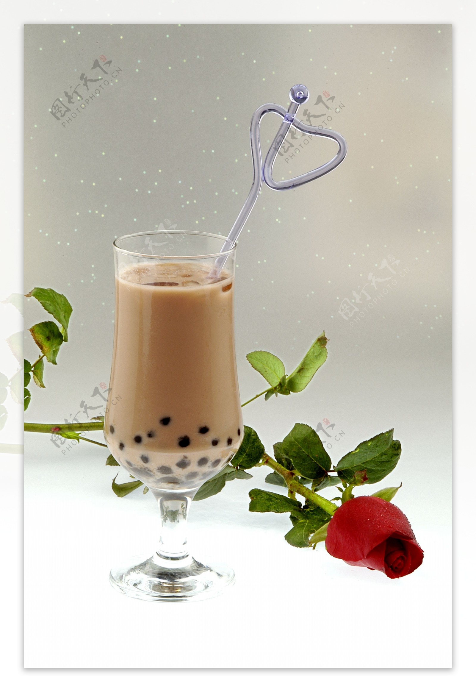 巧克力珍珠奶茶图片