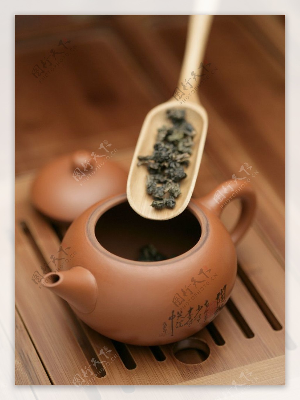 泡茶茶具情景图乌龙茶叶图片