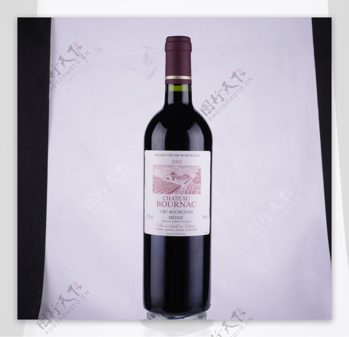 博纳古堡干红葡萄酒图片