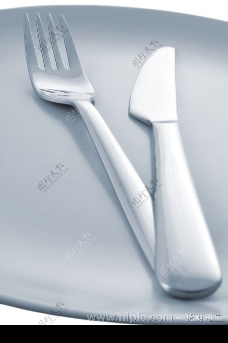 叉子与刀子图片