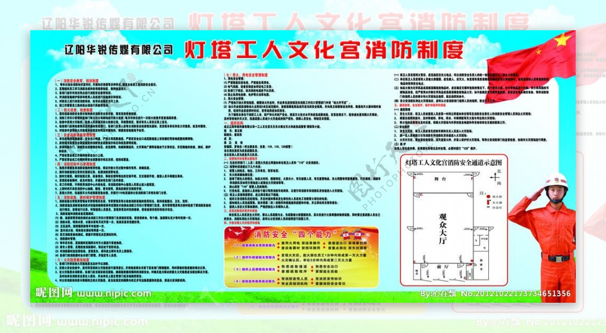 消防制度板图片