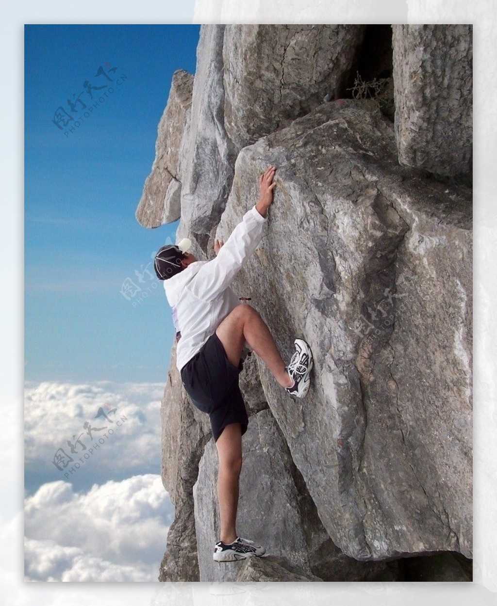极限体育运动之攀岩图片