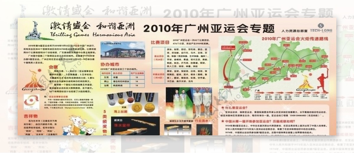 2010年广州亚运会专题海报图片