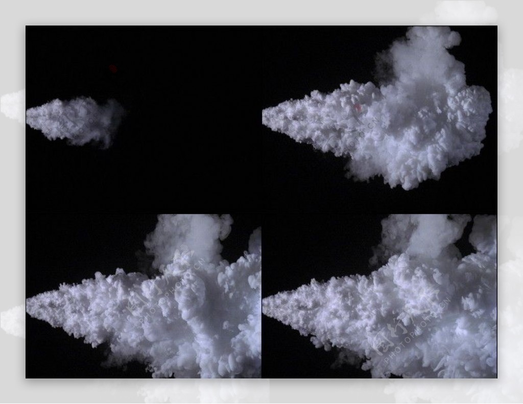 烟雾喷射动态素材图片