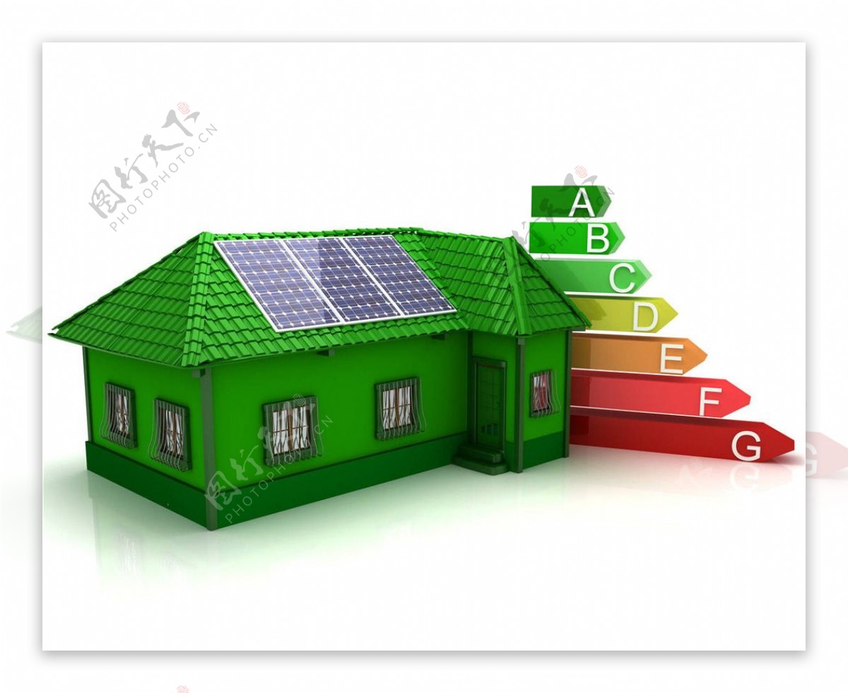 环保房屋太阳能图片