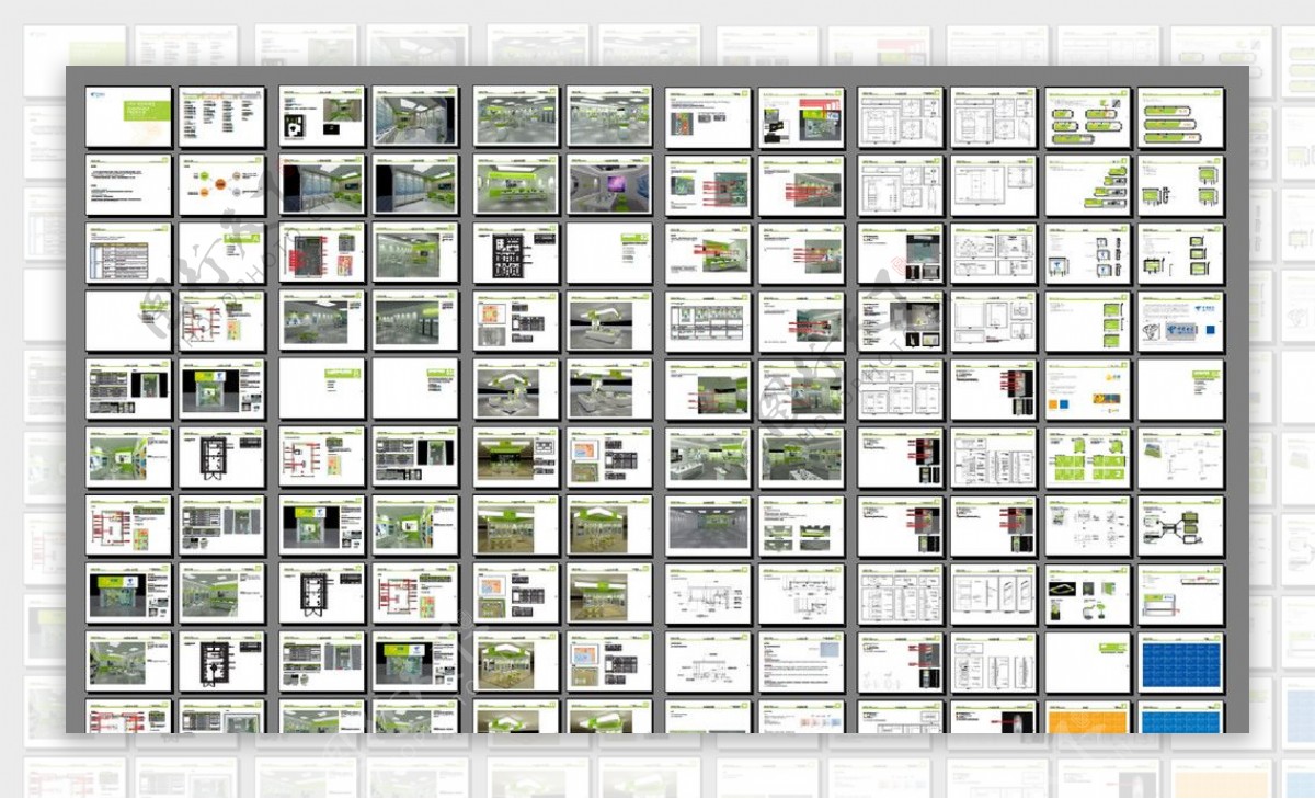 2012年实体渠道卖场式体验店VI规范手册图片