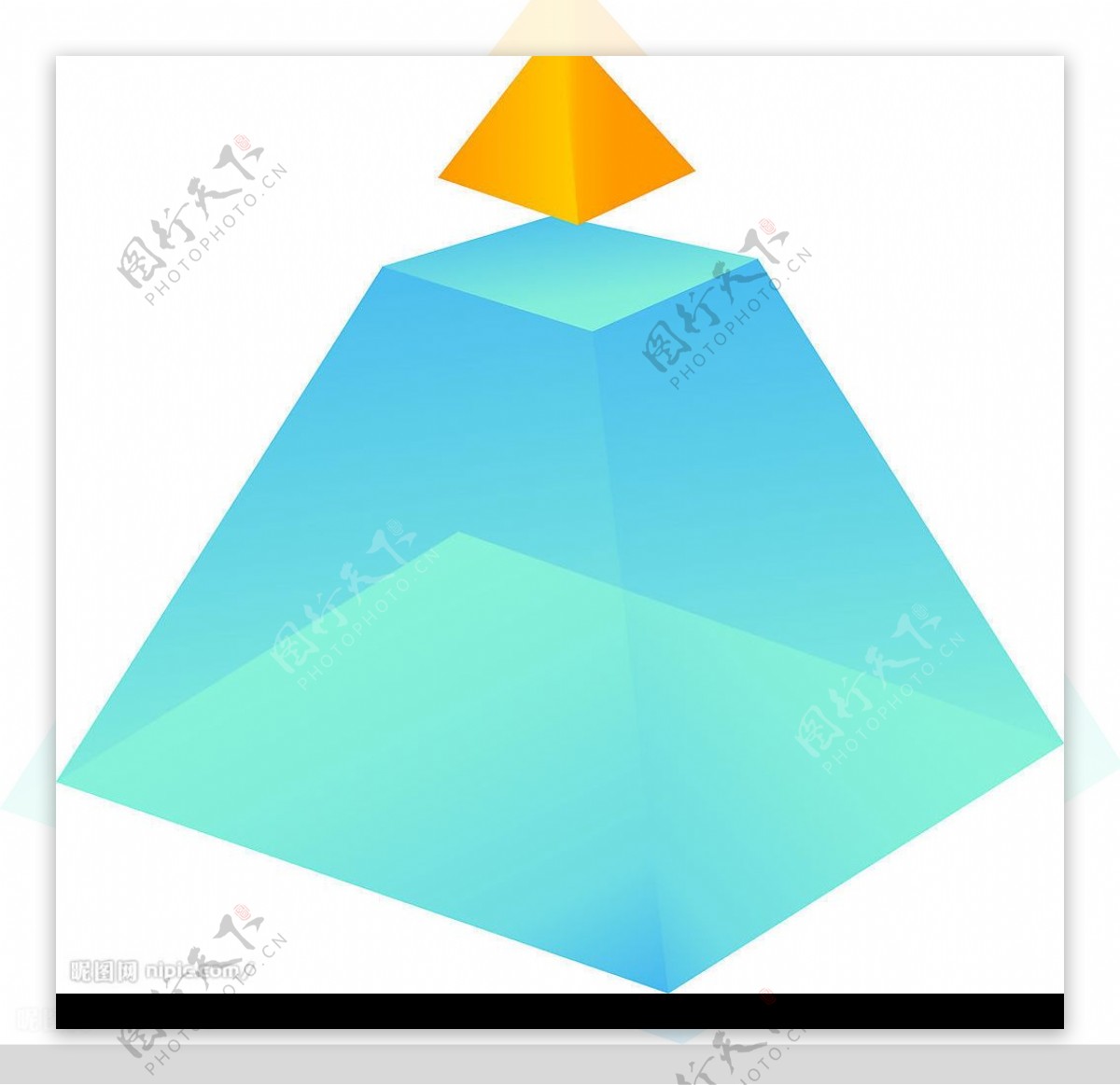立体三角形图片